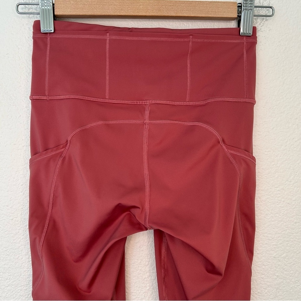 Lululemon Fast and Free Crop II *Non-Reflective Cool pink 4 - Picture 9 of 15